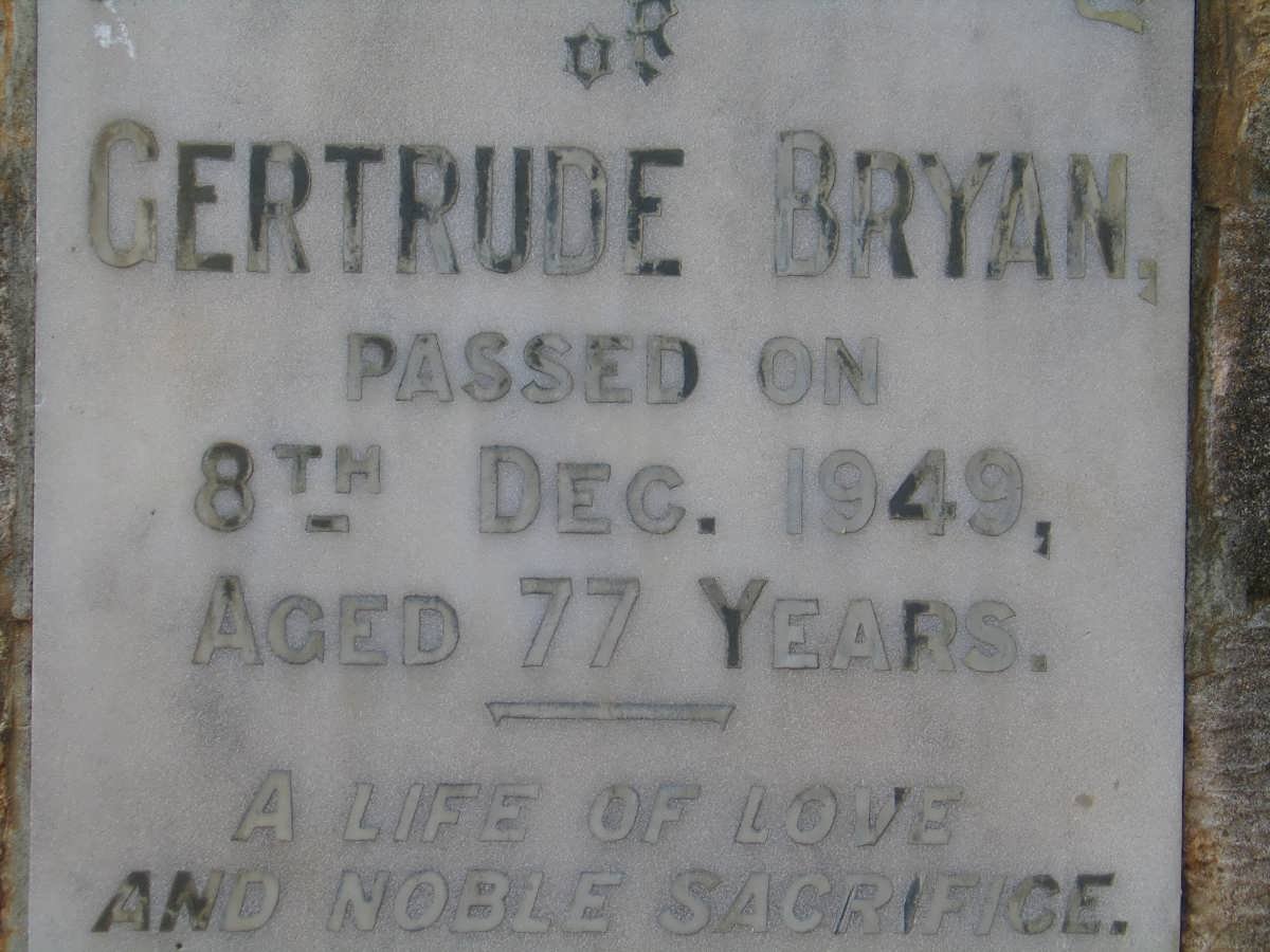 BRYAN Gertrude -1949