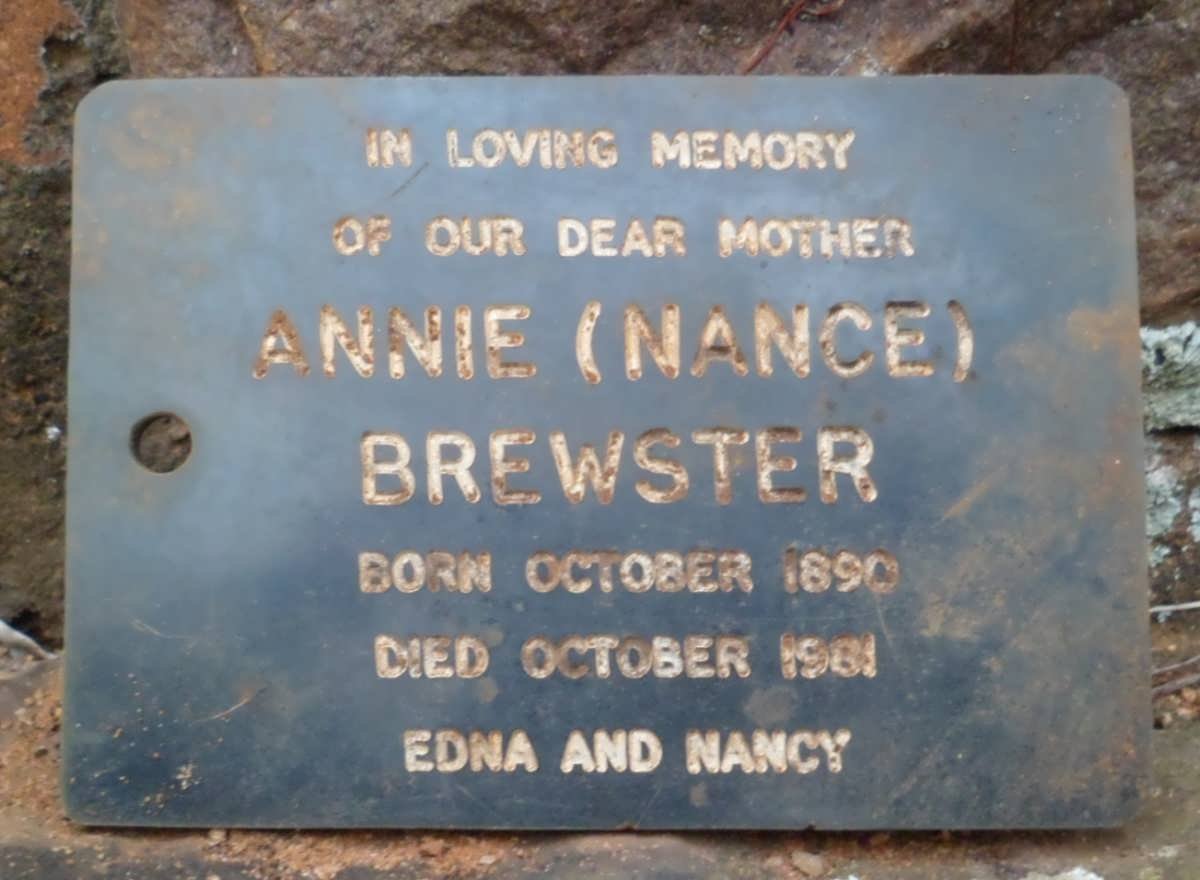 BREWSTER Annie 1890-1981