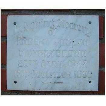 BROWN Robert Joseph Murray 1942-1980