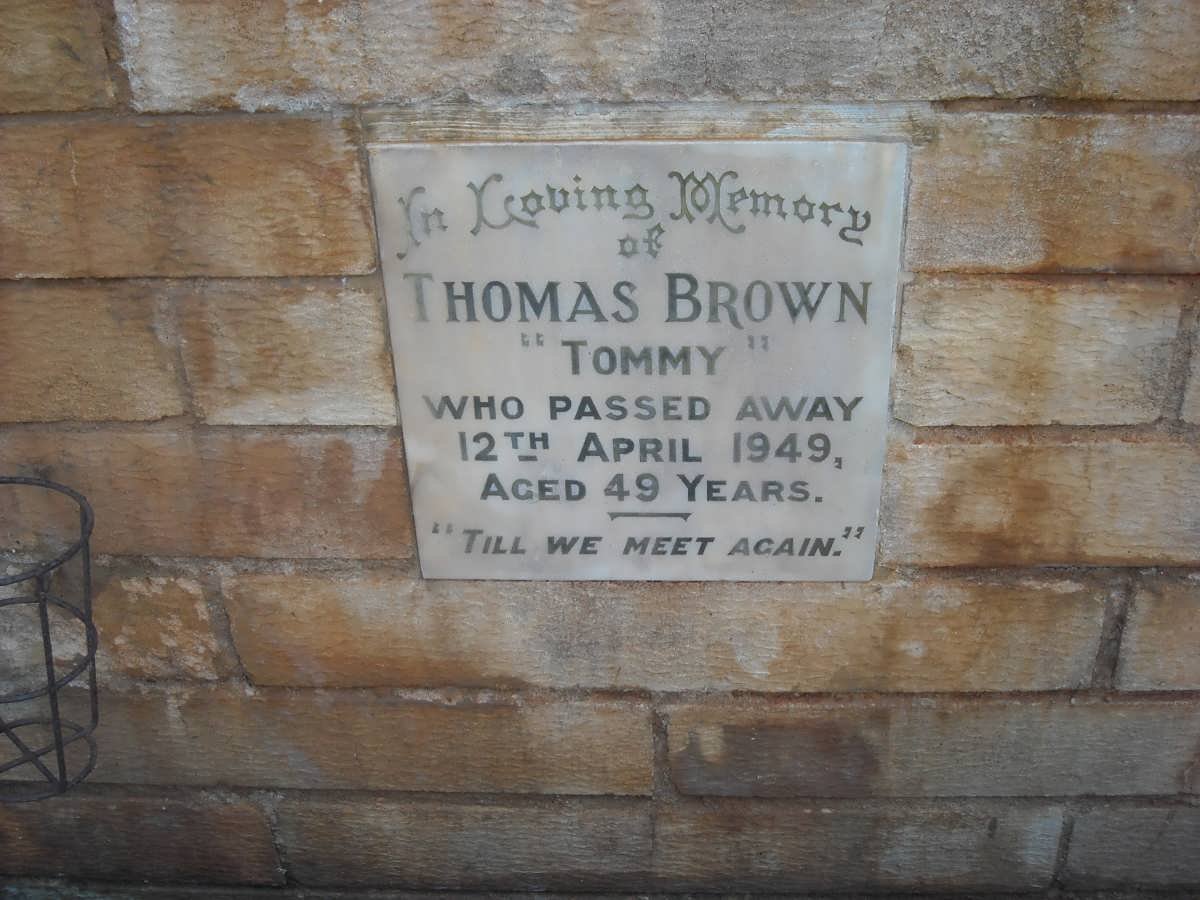 BROWN Thomas -1949