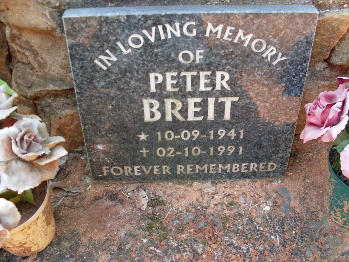 BREIT Peter 1941-1991