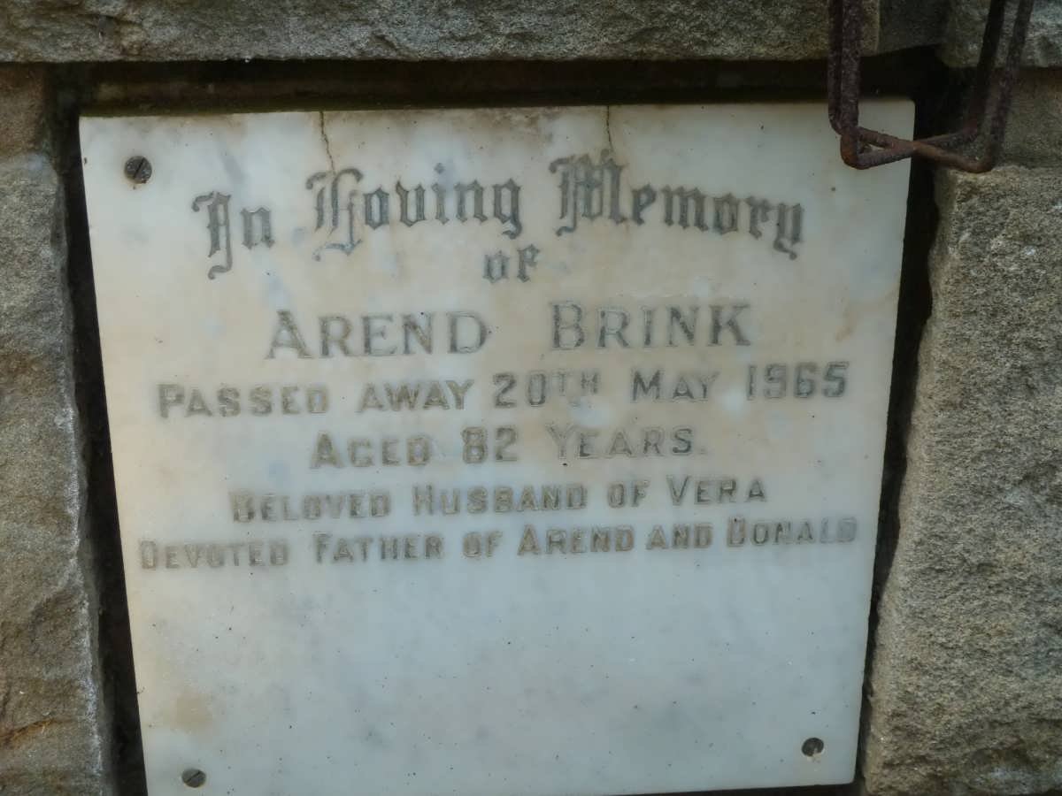 BRINK Arend -1965