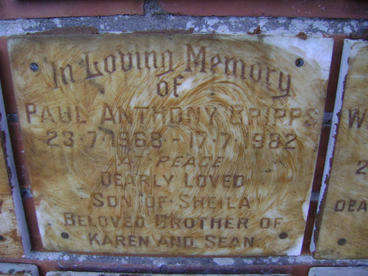 BRIPPS Paul Anthony 1968-1982