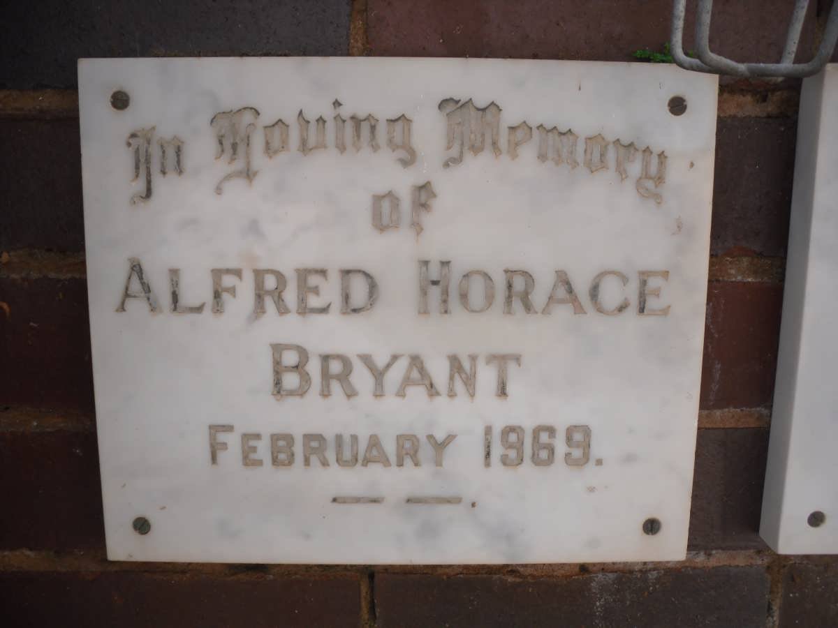 BRYANT Alfred Horace -1969