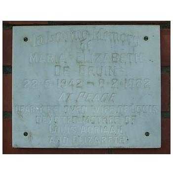 BRUIN Maria Elizabeth, de 1942-1982
