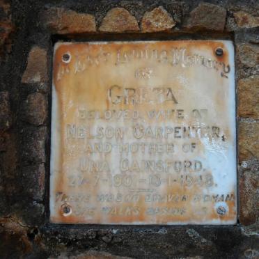 CARPENTER Greta 1901-1948