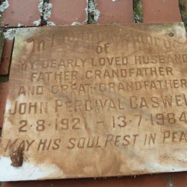 CASWELL John Percival 1921-1984