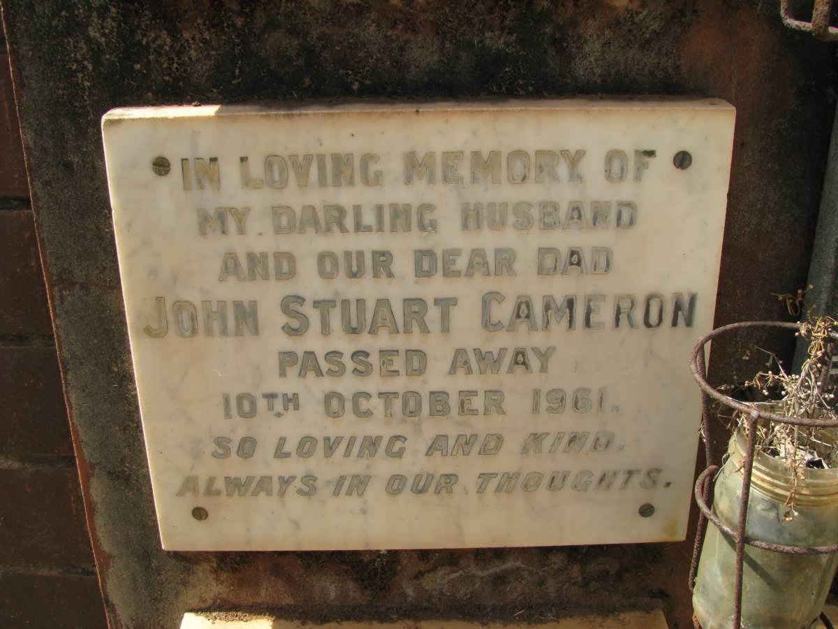 CAMERON John Stuart -1961