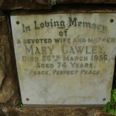 CAWLEY Mary -1956