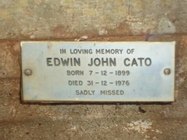 CATO Edwin John 1899-1976