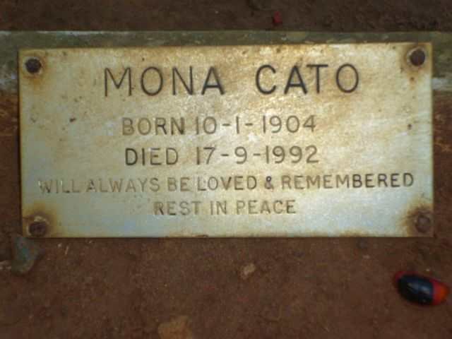 CATO Mona 1904-1992