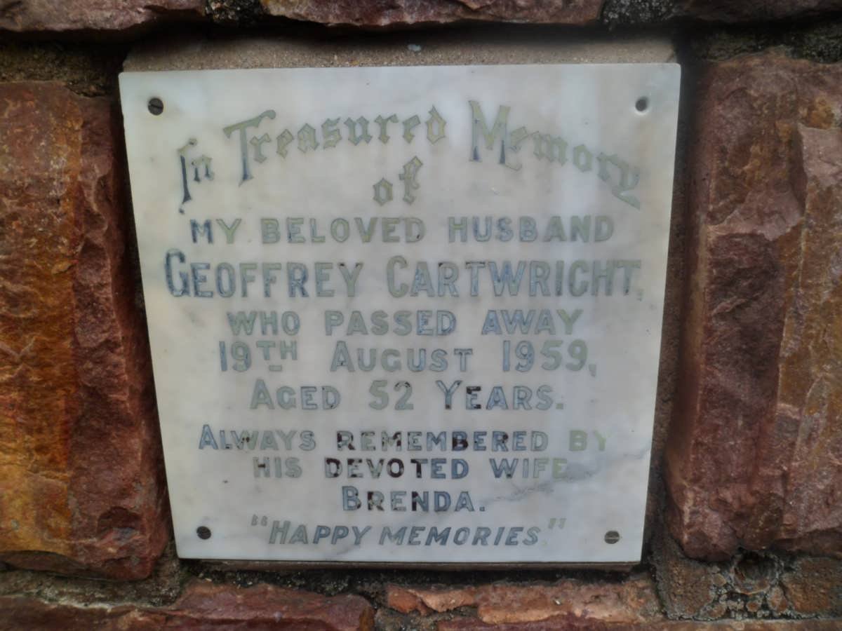 CARTWRIGHT Geoffrey -1959