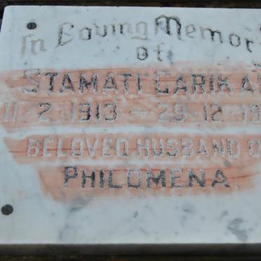 CARIKAS Stamati 1913-1986