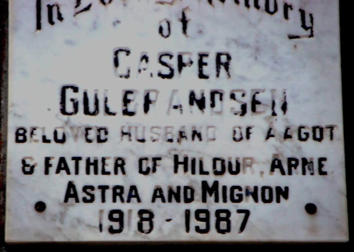 CASPER Gulep Andsen -1987