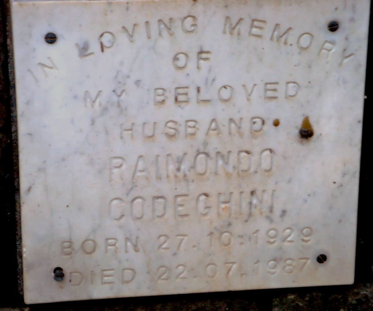 CODEGHINI Raimondo 1929-1987
