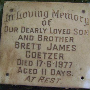 COETZER Brett James -1977