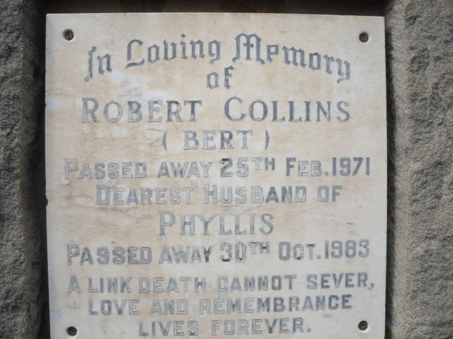 COLLINS Robert -1971 &amp; Phyllis -1983