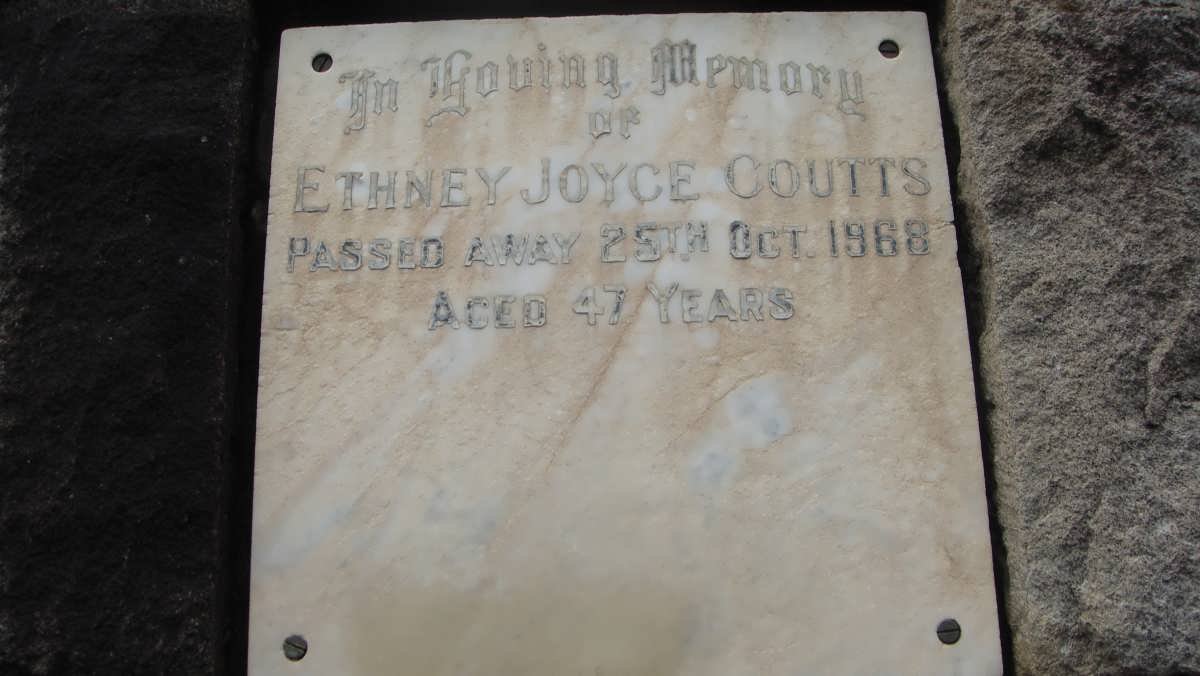 COUTTS Ethney Joyce -1968