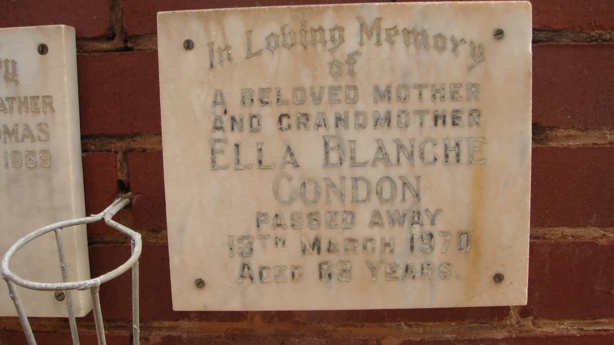 CONDON Ella Blanche -1970