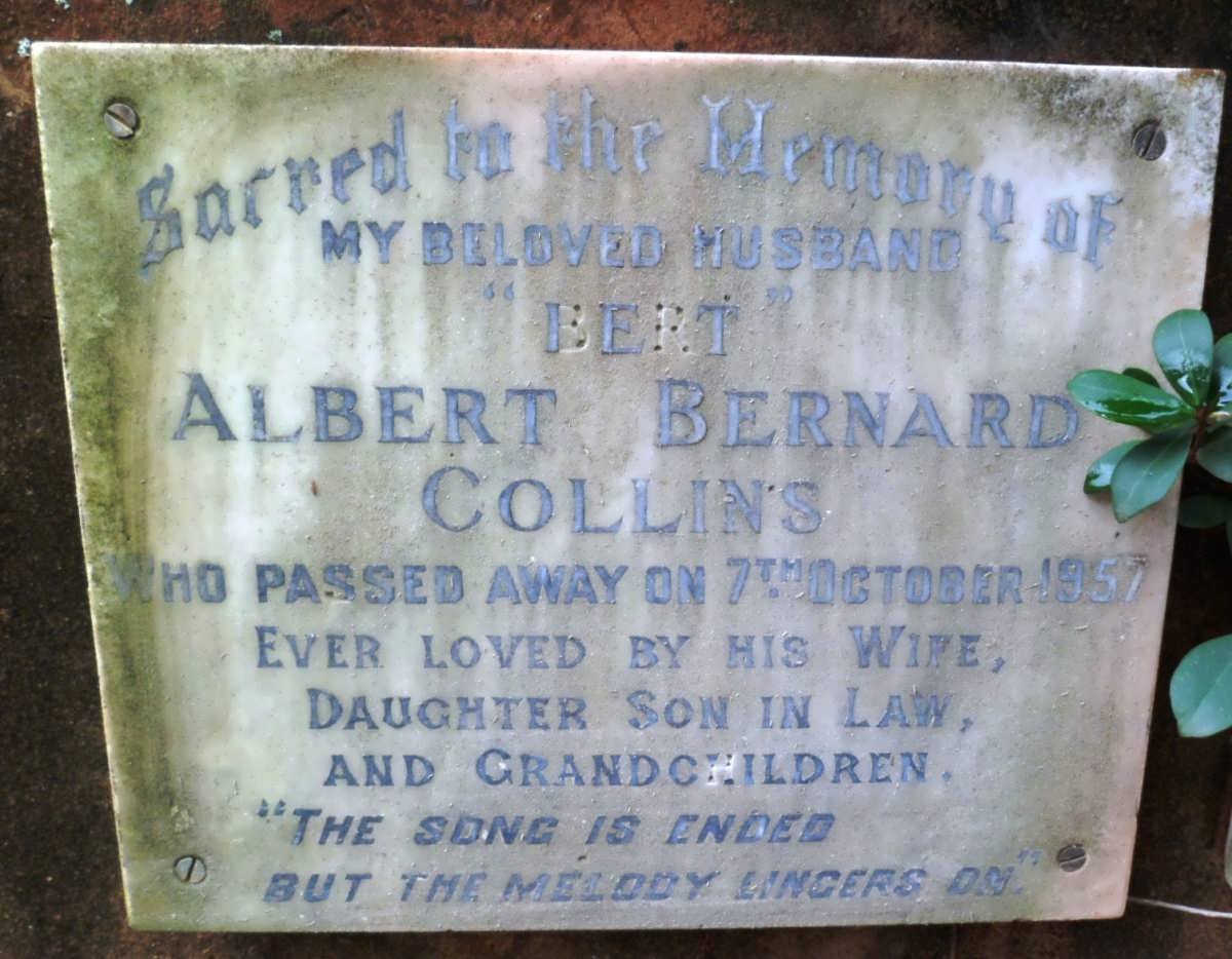 COLLINS Albert Bernard -1957