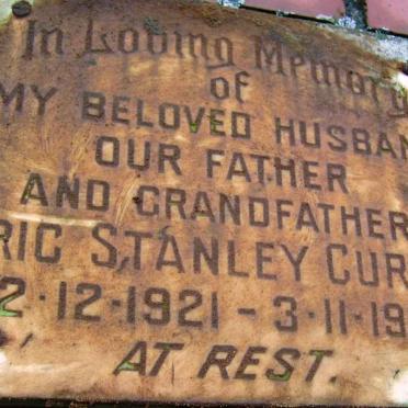 CURRY Eric Stanley 1921-1981