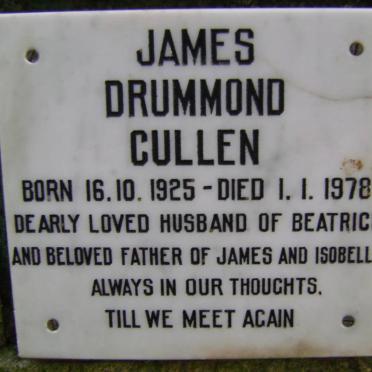 CULLEN James Drummond 1925-1978