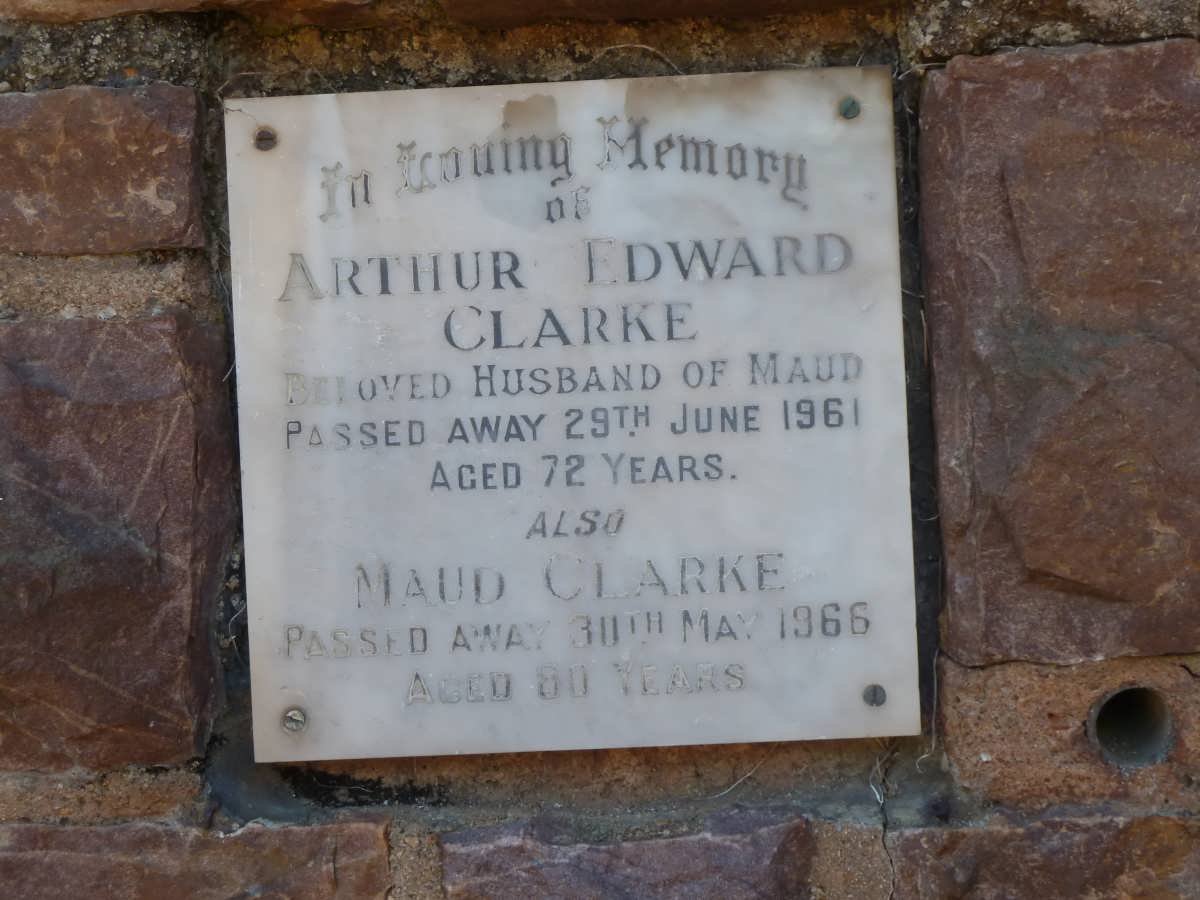 CLARKE Arthur Edward -1961 &amp; Maud -1966