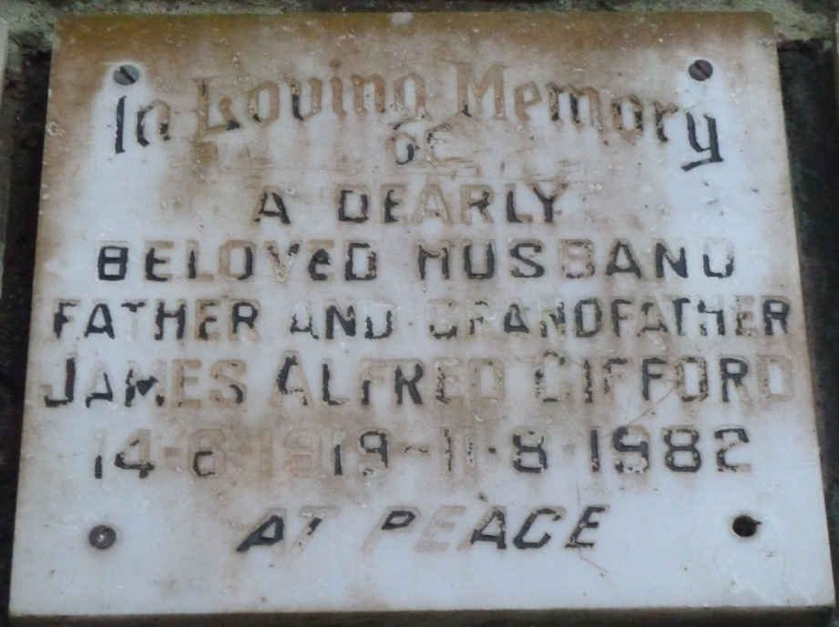 CLIFFORD James Alfred 1919-1982