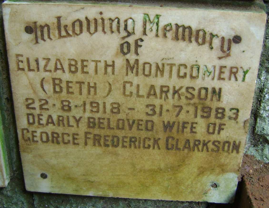 CLARKSON Elizabeth Montgomery 1918-1983