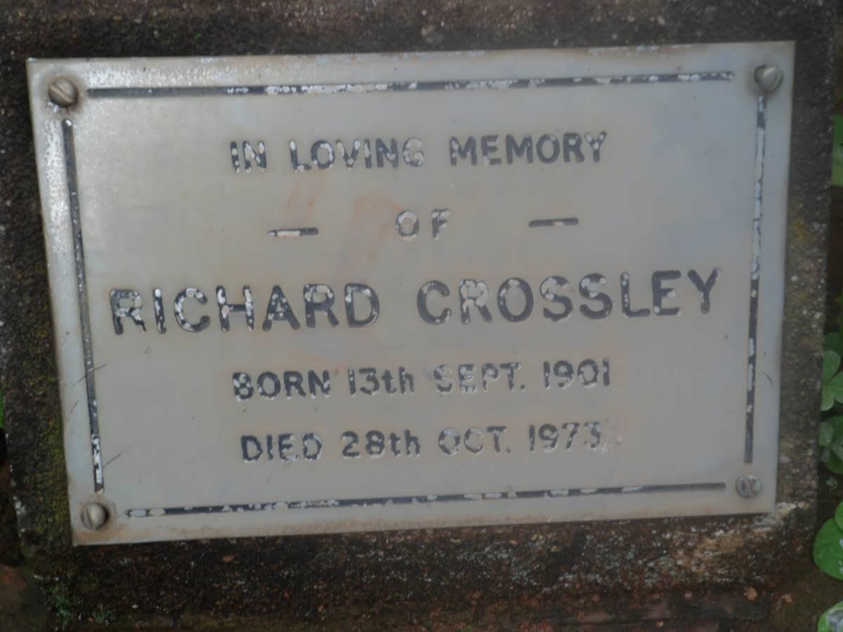 CROSSLEY Richard 1901-1973