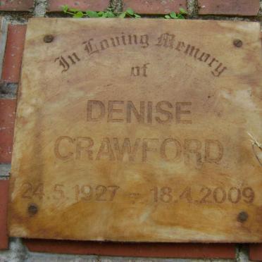 CRAWFORD Denise 1927-2009
