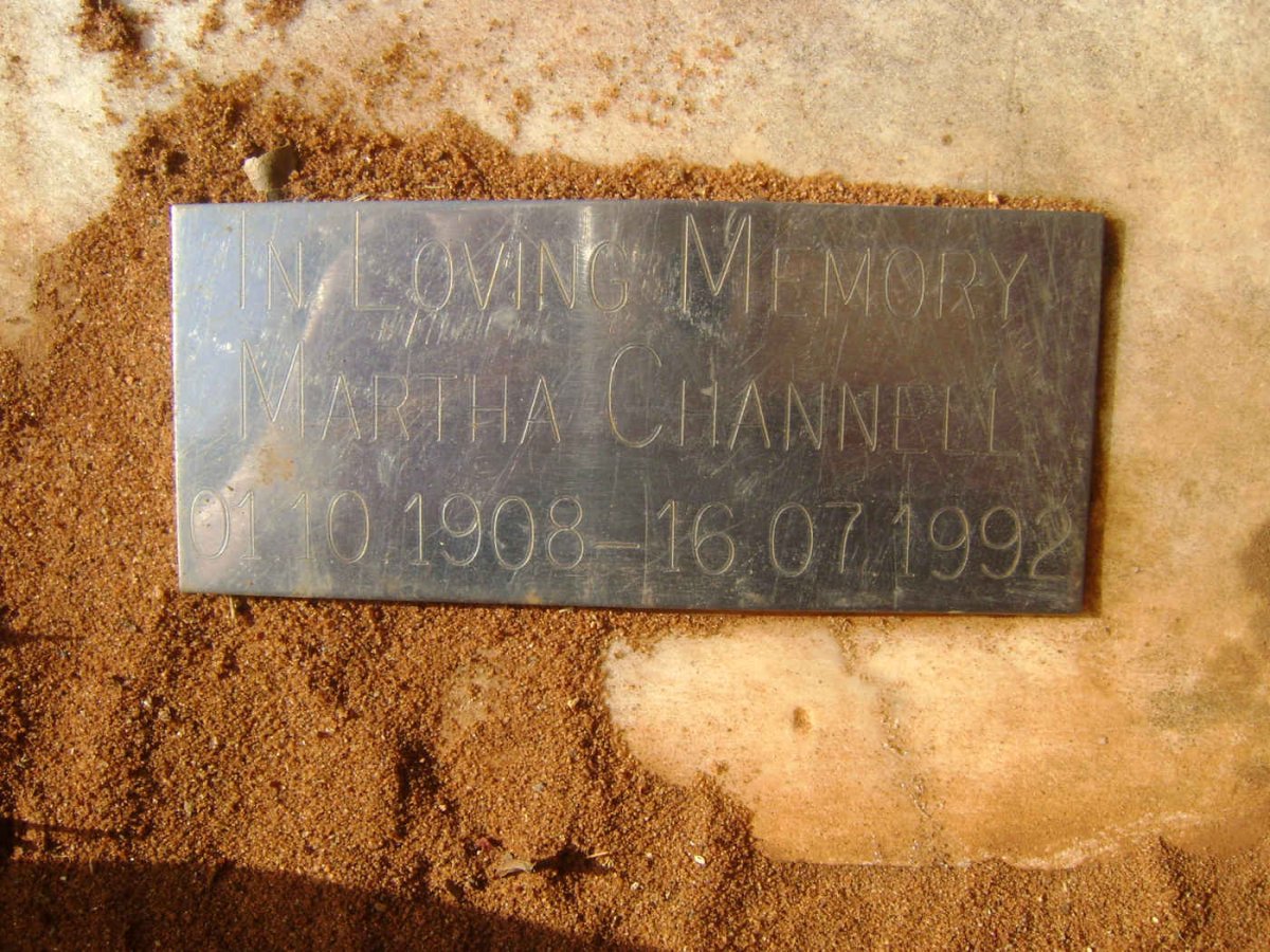 CHANNELL Martha 1908-1992