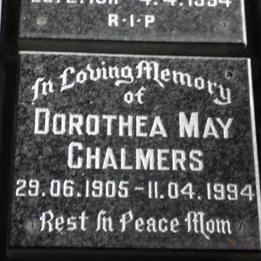 CHALMERS Dorothea May 1905-1994