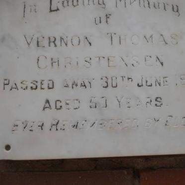 CHRISTENSEN Vernon Thomas -1971