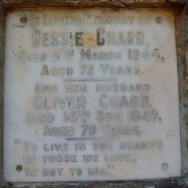 CHARD Oliver -1949 &amp; Bessie -1944