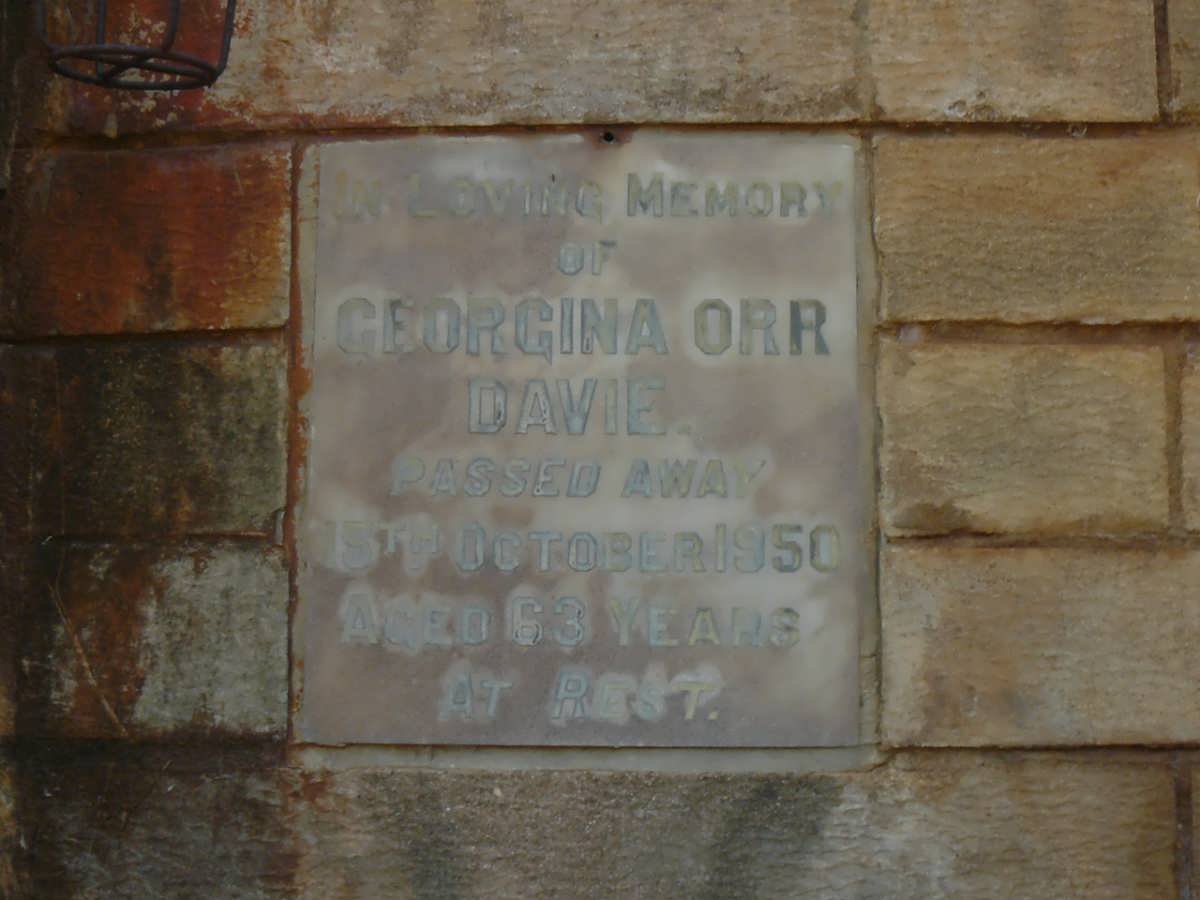 DAVIE Georgina Orr -1950