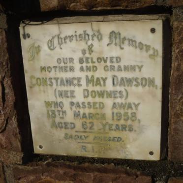 DAWSON Constance May nee DOWNES -1958