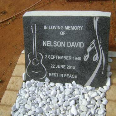 DAVID Nelson 1940-2015