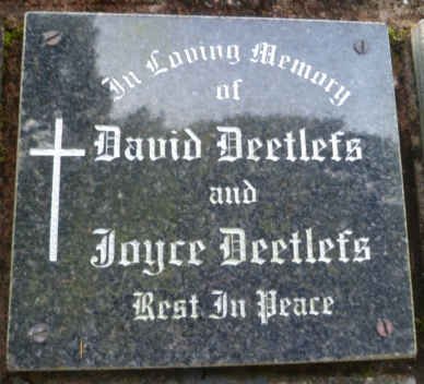 DEETLEFS David &amp; Joyce