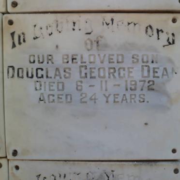 DEAN Douglas George -1972