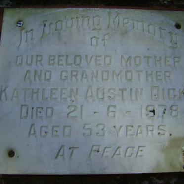 DICKS Kathleen Austin -1978