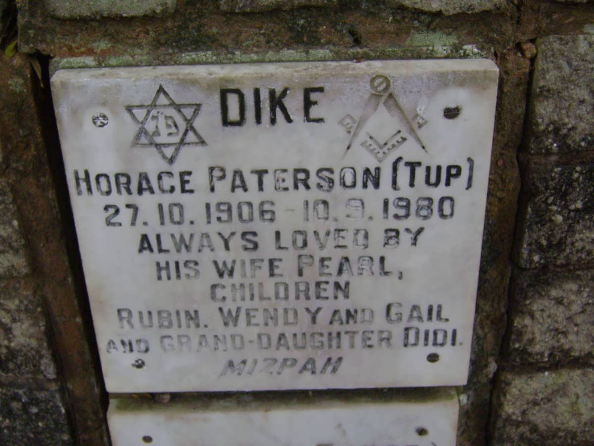 DIKE Horace Paterson 1906-1980 