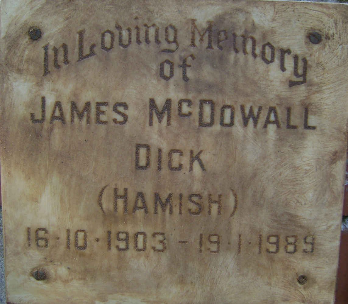 DICK James McDowall 1903-1989