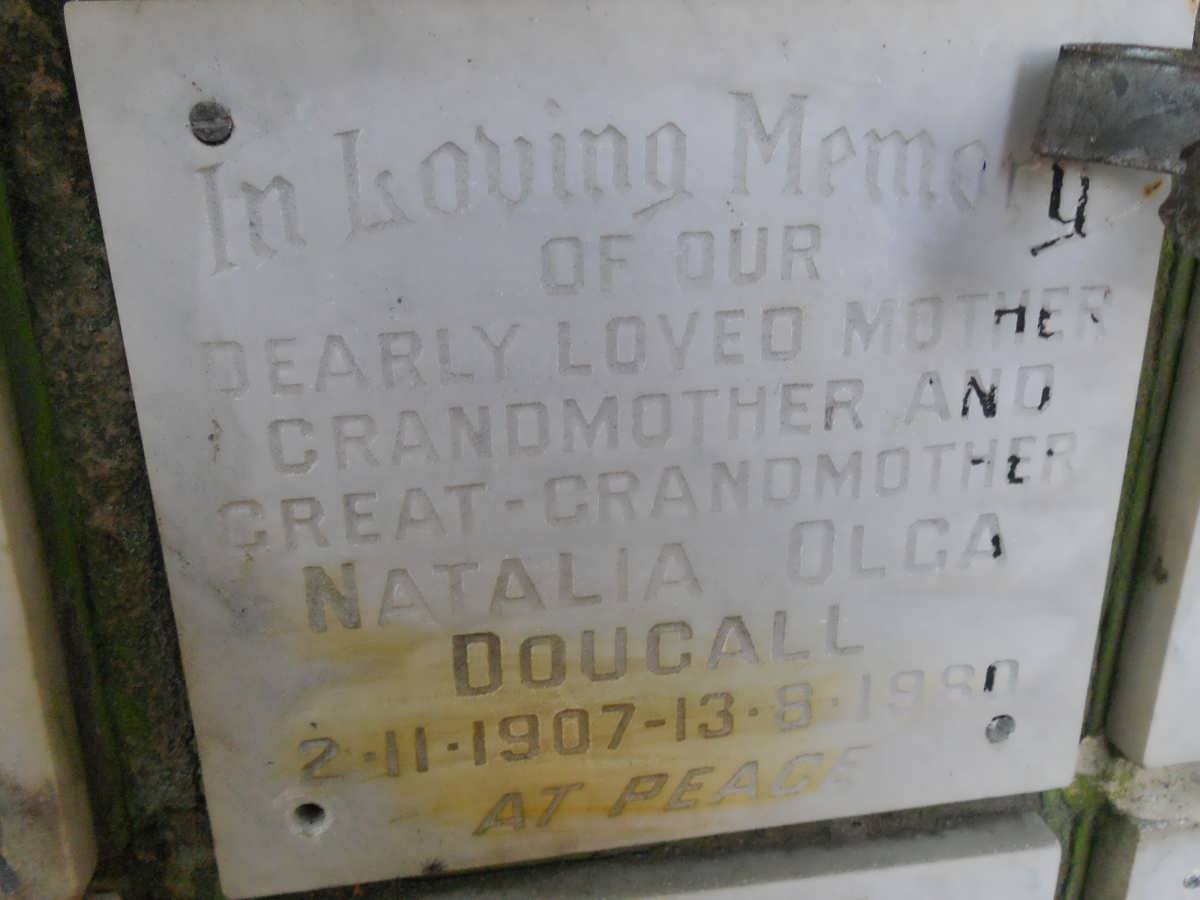 DOUGALL Natalia Olga 1907-1980