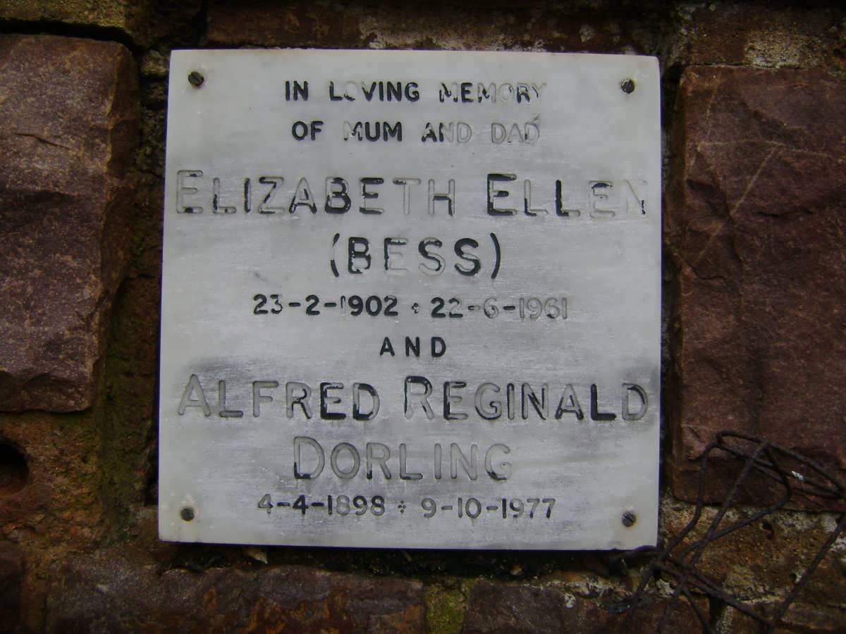 DORLING Alfred Reginald 1898-1977 &amp; Elizabeth Ellen 1902-1961