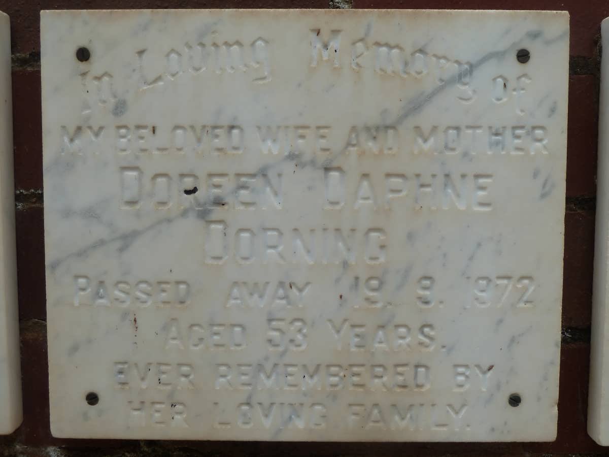 DORNING Doreen Daphne -1972