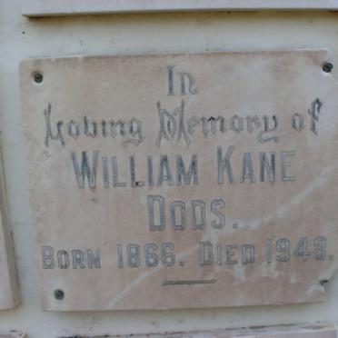 DODS William Kane 1866-1948
