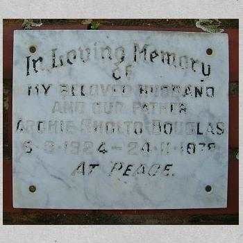 DOUGLAS Archie Sholto 1924-1978