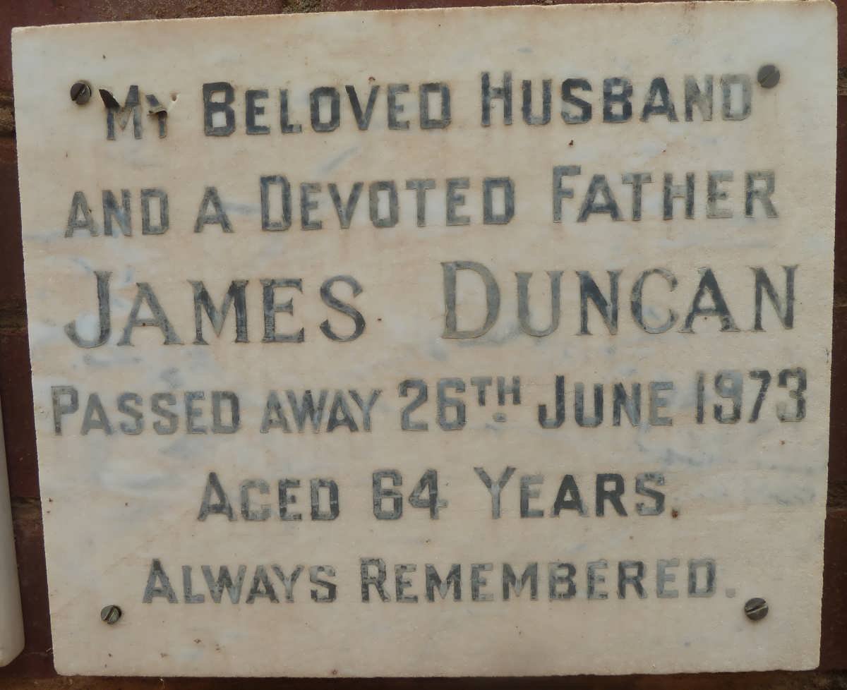 DUNCAN James -1973