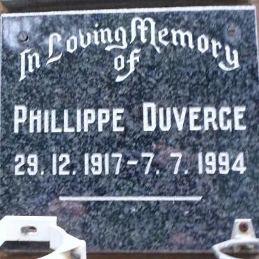DUVERGE Phillippe 1917-1994